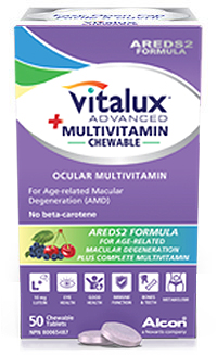 VITALUX®
ADVANCED + MULTIVITAMIN CHEWABLE